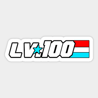 GO LV.100! - Lv.100 Clothing Sticker